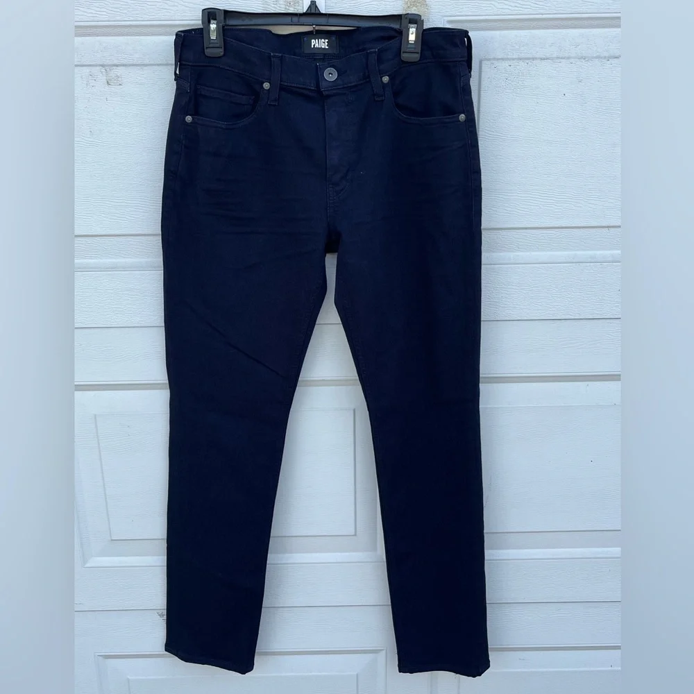 Men's Paige Lennox navy blue jeans slim size 32 NWT